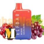 پاد یکبار مصرف گیلاس انگور الف بار <br><span>ELFBAR Sakura Grape BC5000</span>